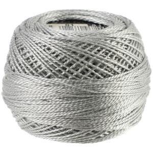 DMC Pearl Cotton Ball Size 8 87yd White Tin