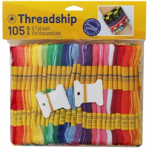 DMC Prism 6 Strand Floss Jumbo Pack 8.7yd 105pc Assorted Colors