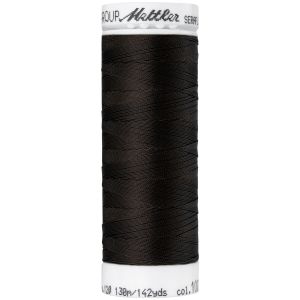 Mettler Seraflex Elastic Thread 50wt 142yd-Very Dark Brown