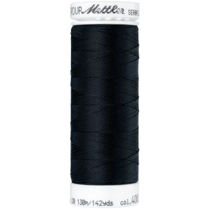 Mettler Seraflex Elastic Thread 50wt 142yd-Black