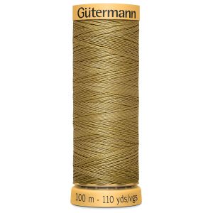 Gutermann Natural Cotton Thread 110yd Light Brown