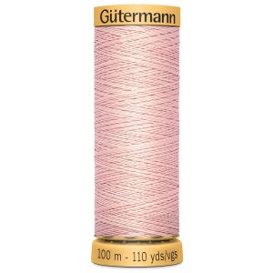 Gutermann Natural Cotton Thread 110yd Perfect Pink