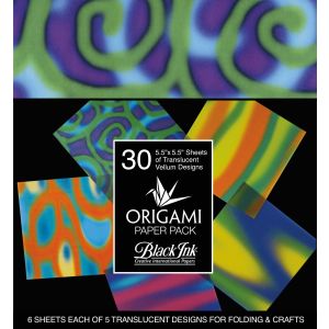 Origami Paper Pack Funky Vellum 30 Sheets