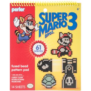 Perler Super Mario Bros. 3 Fused Bead Pattern Pad-Super Mario Bros. 3