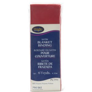 Wrights Single Fold Satin Blanket Binding 2 inch X4.75Yd