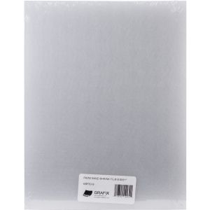 Grafix Shrink Film 8.5 inch X11 inch 50 Per Pkg -Sanded