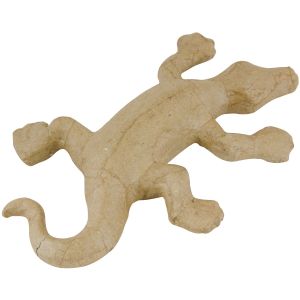 Paper Mache Figurine 4.5 inch Salamander
