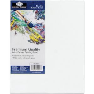 essentialsTM Premium Canvas Board 8 inch X10 inch 