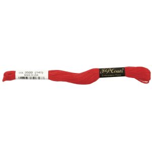 C and C 6 Strand Embroidery Floss 8.75Yd Christmas Red