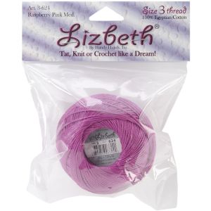 Handy Hands Lizbeth Cordonnet Cotton Size 3 Raspberry Medium