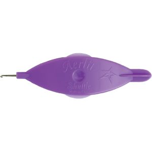 Handy Hands Aerlit Tatting Shuttle W 2 Bobbins Lavender Lilac