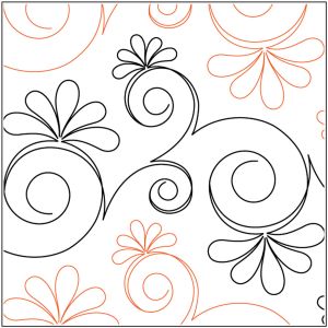 Quilt Stencils By Patricia Ritter and Leisha Farnsworth Chantilly 12 inch 