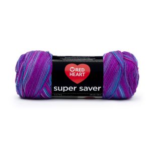 Red Heart Super Saver Yarn Grape Fizz 1 Pack of 1 Skein