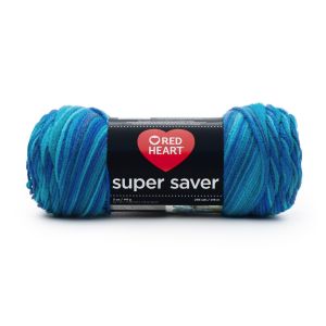 Red Heart Super Saver Yarn Macaw 1 Pack of 1Skein