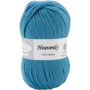 Elegant Heavenly Yarn Sea Blue 1 Pack of 1 Skein