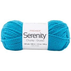 Premier Yarns Serenity Chunky Yarn Solid Teal 1 pack 1 Skein