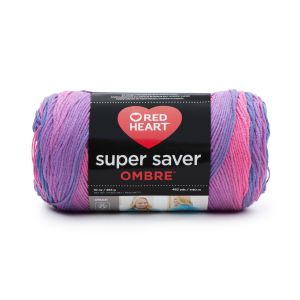 Red Heart Super Saver Ombre Yarn Sweet Treat 1 Pack of 1 Skein