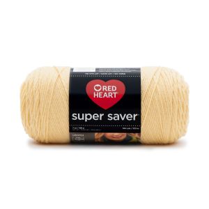 Red Heart Super Saver Yarn Cornmeal 1 pack 1 Skein