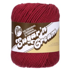 Lily Sugar n Cream Yarn Solids Wine 1 pack of 1 Skein