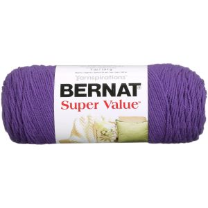 Bernat Super Value Solid Yarn Light Damson 1 pack of 1 Skein