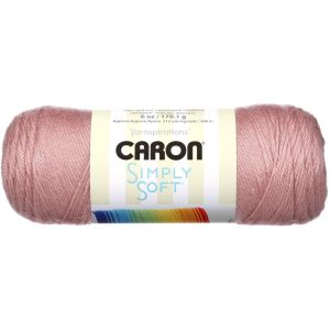 Caron Simply Soft Solids Yarn Victorian Rose 1 Pack of 1 Skein