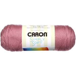 Caron Simply Soft Solids Yarn Plum Wine 1 pack 1 Skein