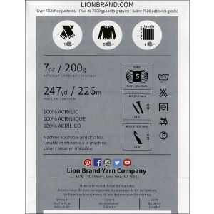 Lion Brand Yarn Color Made Easy Huckleberry 1 pack of 1 Skein