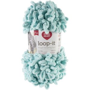 Red Heart Loop It 200Gr Aqua Scuse Me