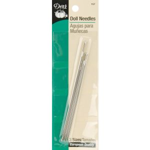 Dritz Doll Needles 5 Per Pkg Size 2.5 inch To 3.75 inch 
