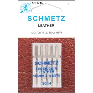 Schmetz Leather Machine Needles Size 14 90 5 Per Pkg