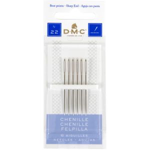 DMC Chenille Hand Needles-Size 22 6 Per Pkg 