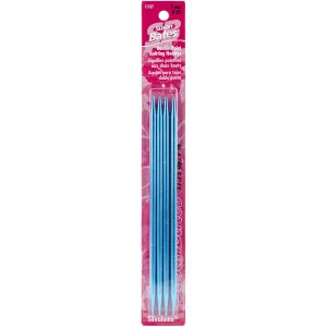 Silvalume Double Point Knitting Needles 7 inch 4 Per Pkg Size 8 5mm