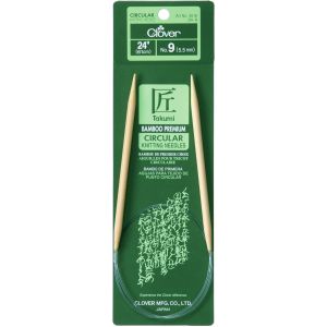 Takumi Bamboo Circular Knitting Needles 24 inch Size 9 5.5mm