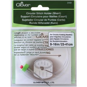 Clover Short Circular Stitch Holder-Sizes 9
