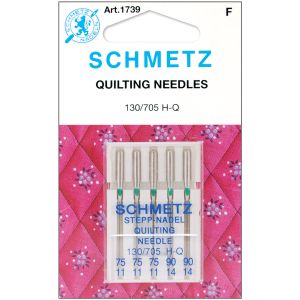 Schmetz Quilt Machine NeedlesSizes 11 Per 75 3 And 14 Per 90 2