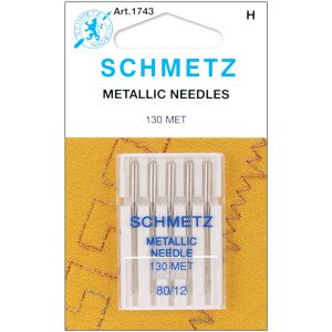 Schmetz Metallic Machine Needles Size 12 80 5 Per Pkg