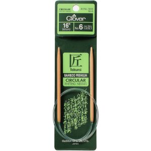 Takumi Bamboo Circular Knitting Needles 16 inch Size 6 4Mm