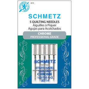 Schmetz Chrome Quilt Machine Needles Size 90 Per 14 5 Per Pkg