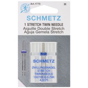 Schmetz Stretch Twin Machine Needle Size 4.0 75 1 Per Pkg