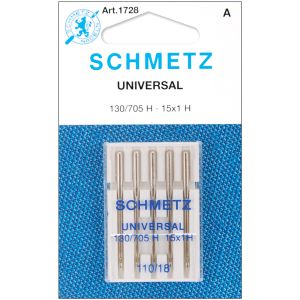 Schmetz Universal Machine Needles Size 18 110 5 Per Pkg