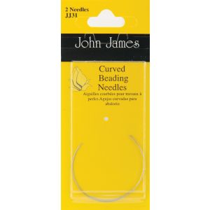 John James Curved Beading Needles 2 Per Pkg