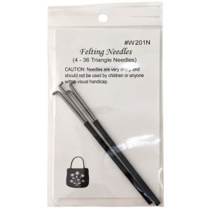 Wistyria Editions Felting Needles 4 Per Pkg -Size 36 Triangle