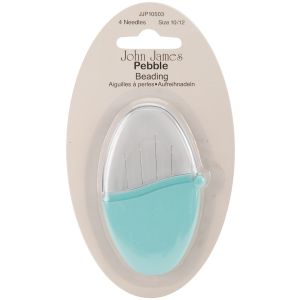 John James Pebbles Beading Needles-Size 10/12 4 Per Pkg 