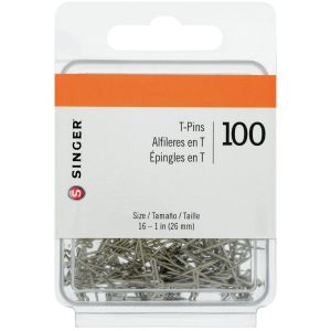 Singer T Pins Size 16 100 Per Pkg