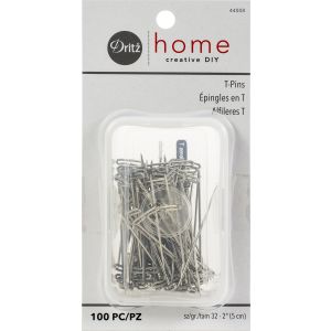 Dritz Home T Pins 100 Per Pkg Size 2