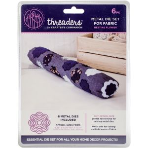 Crafter S Companion Threaders Metal Fabric Nesting Dies 6Per Pkg Flower