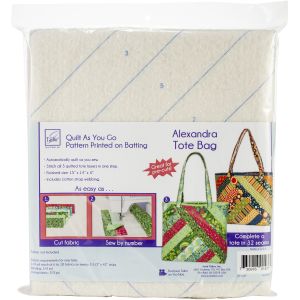 June Tailor Quilt As You Go Tote Bag Alexandra 15 inch X14 inch X14 inch 