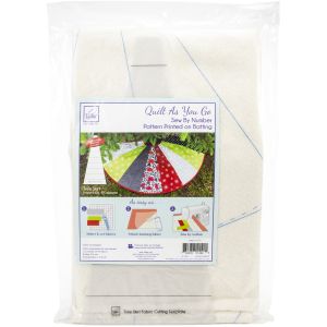 June Tailor Quilt As You Go Tree Skirt Pattern 40 inch Diameter 1 Per Pkg