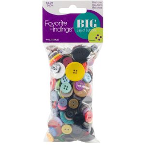 Blumenthal Favorite Findings Big Bag Of Buttons Multicolor 4oz