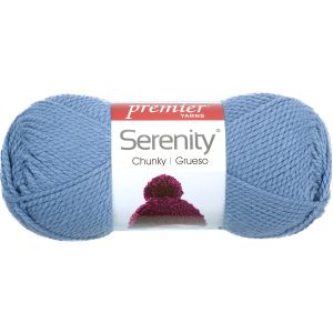 Premier Yarns Serenity Chunky Big Yarn Blue Sky 1 Pack of 1 Skein